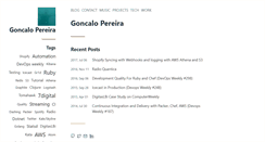 Desktop Screenshot of goncalopereira.com